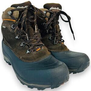 Eddie Bauer Mens 8,5 Boots Snowfoil Thermafill 200 Gram Insulation